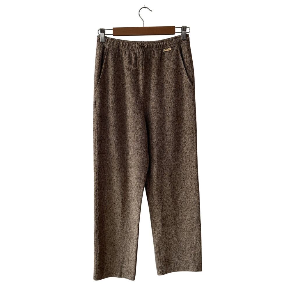 St. John Sport Santana Knit Straight Leg Pull On Wool Blend Lounge Pants Size XS